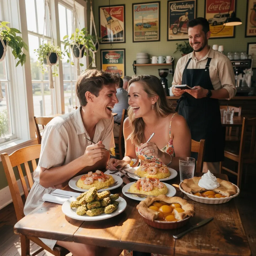 Фермерский рынок с разнообразием свежих овощей и фруктов, собранных местными производителями.